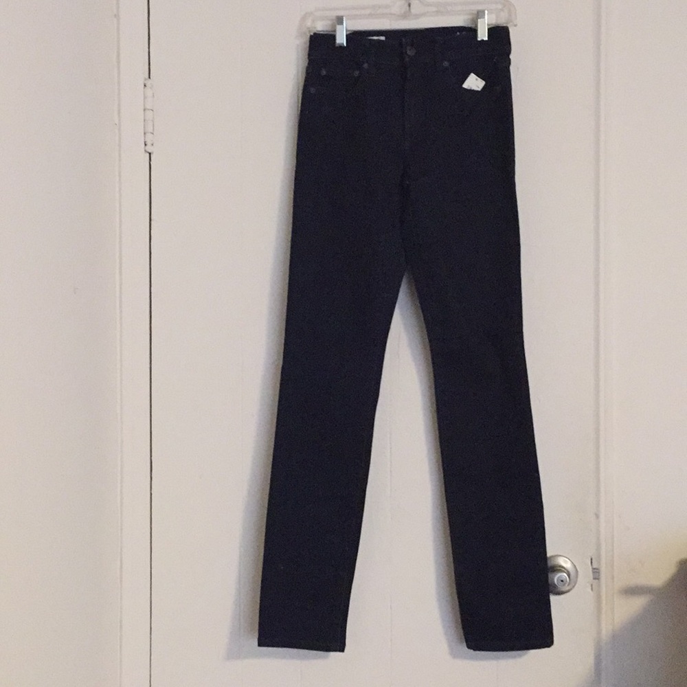 Dark Navy Blue Gap Slim Straight Jeans
